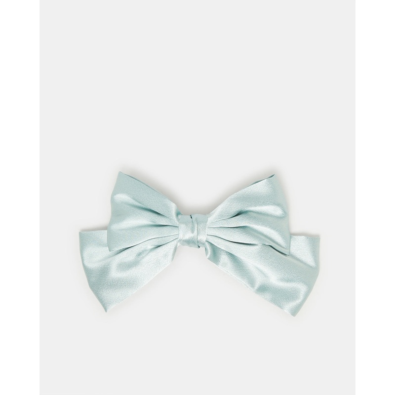 Girls Blue Bow Hair Clip