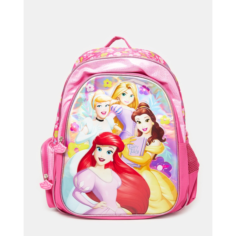 Girls Pink Princess School Backpack (16 Inch)