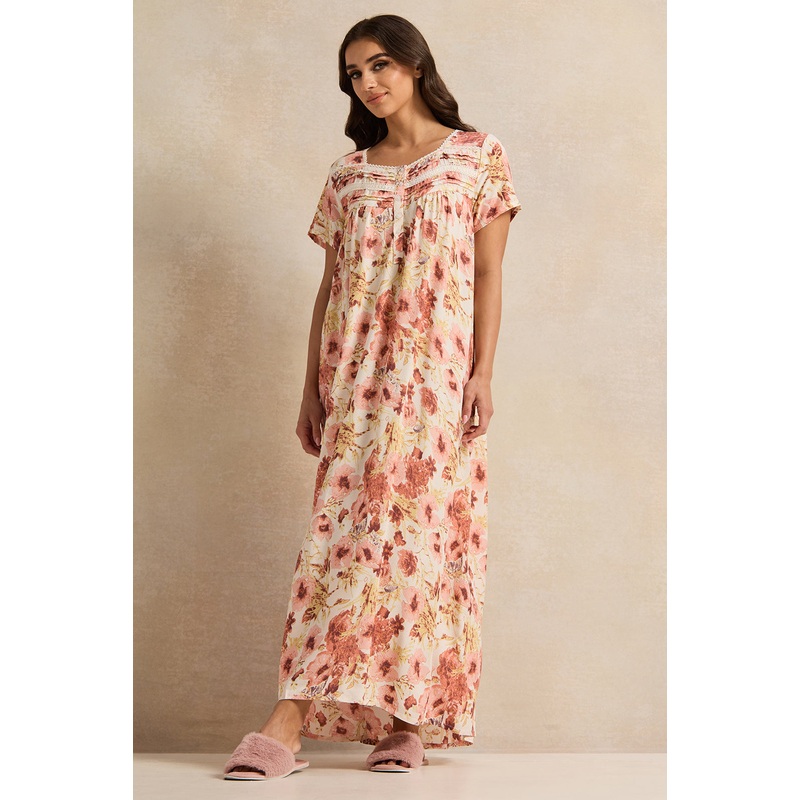 Women Assorted Floral Printed Nightgown