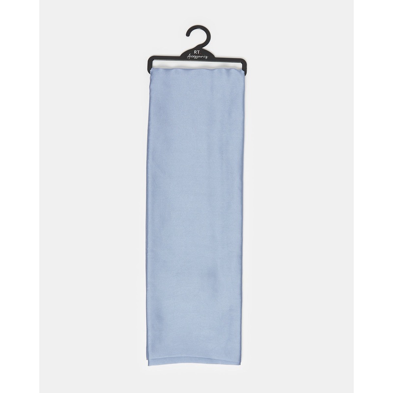 Women Blue Solid Scarf