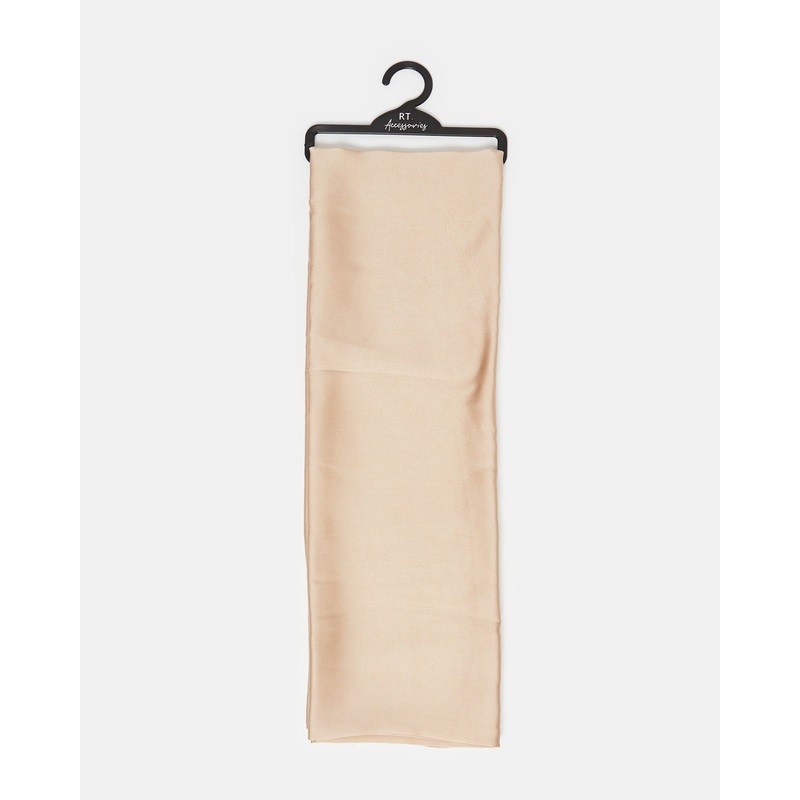 Women Pink Solid Scarf