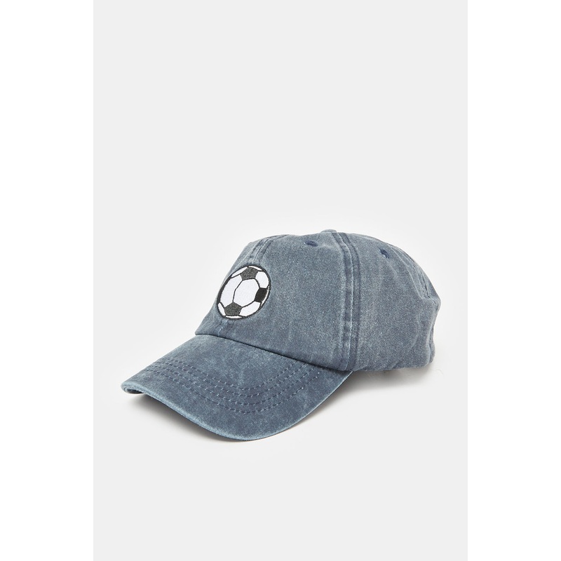 Boys Blue Ball Embellished Cap