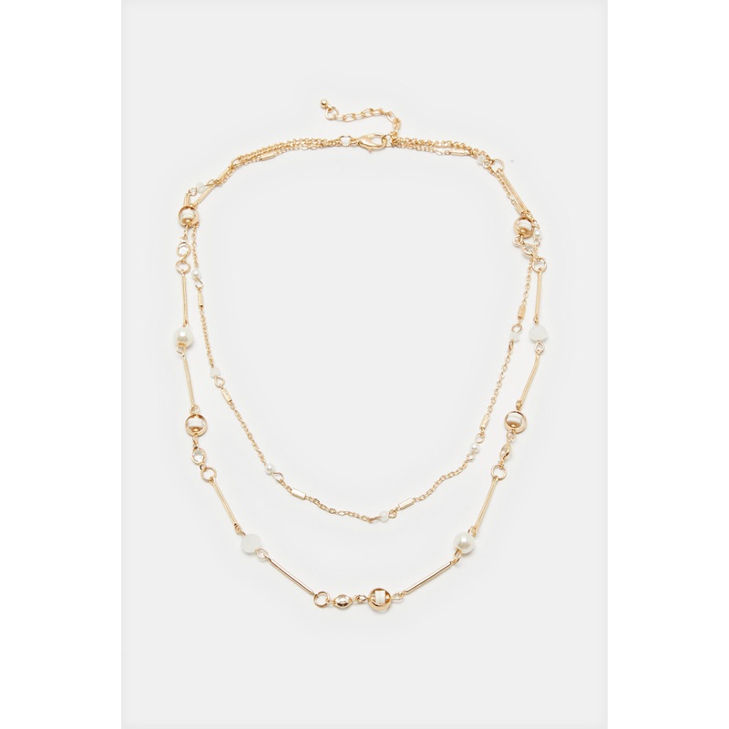 Girls Gold Embellished Necklace
