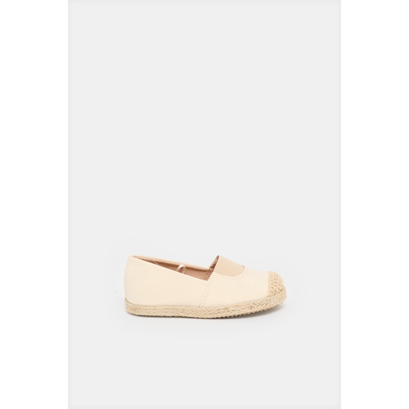Infant Boys Cream Textured Espadrille