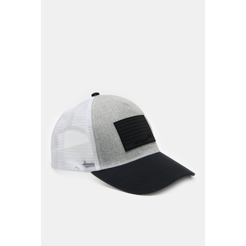 Men Grey And White Cap