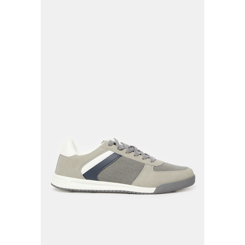 Men Grey Stripped Sneaker|EU40|EU41|EU42|EU43|EU44|EU45