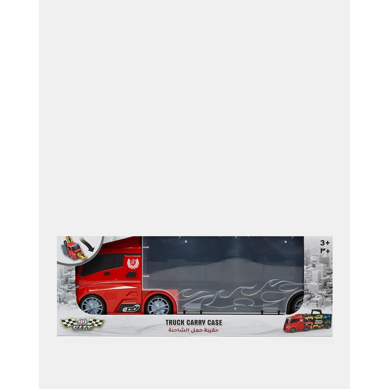 Red Free Wheel Truck Carry Case Toy (3+ Years)