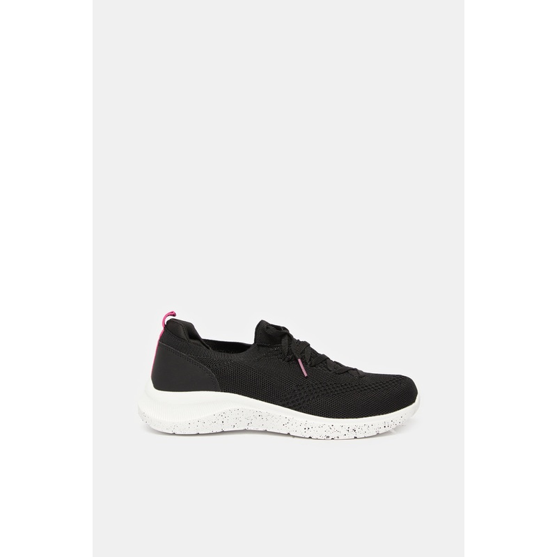 Women Black Lace Up Sneaker|EU36|EU37|EU38|EU39|EU40|EU41