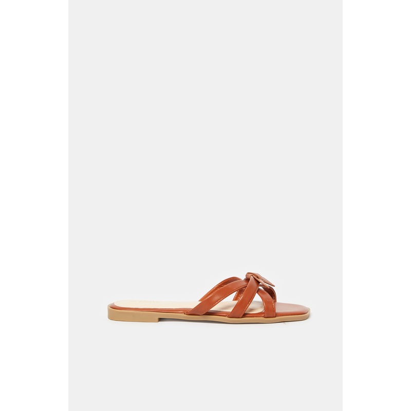 Women Brown Strappy Mule|EU36|EU37|EU38|EU39|EU40|EU41