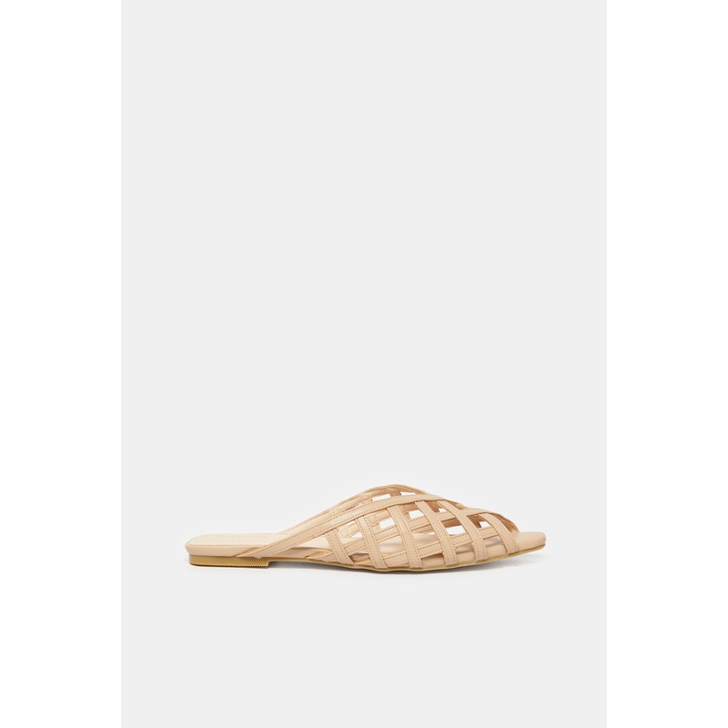 Women Gold Cut Upper Mule|EU36|EU37|EU38|EU39|EU40|EU41