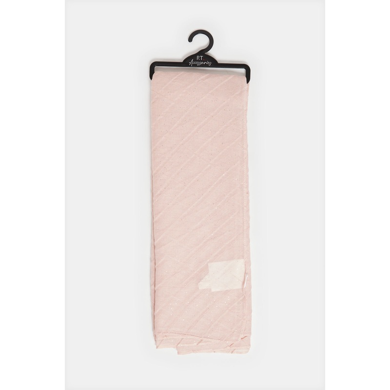 Women Pink Embellished Scarf