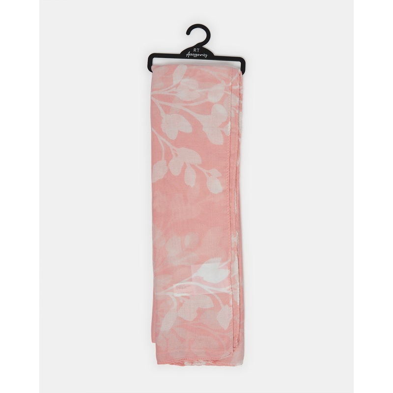 Women Pink Printed Scarf