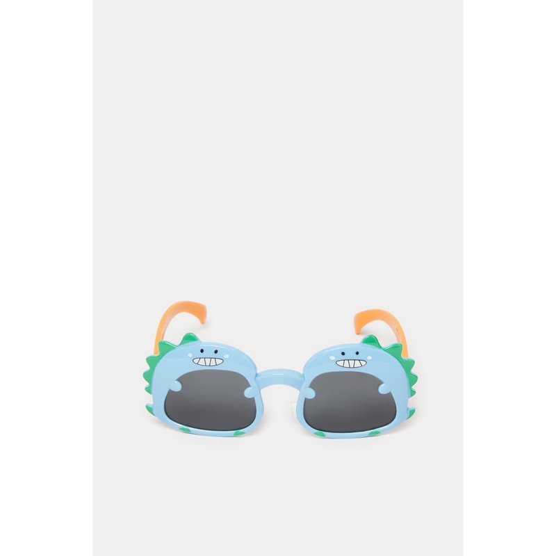 Boys Blue Character Embellished Round Sunglasses