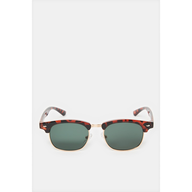 Boys Brown Embellished Sunglasses
