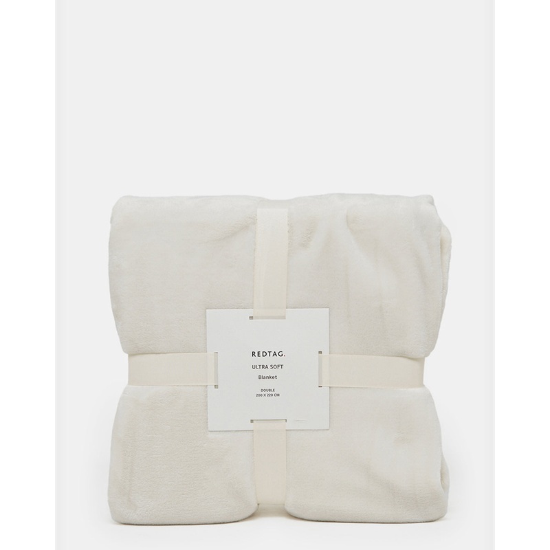 Cream Ultra Soft Blanket (Double Size)