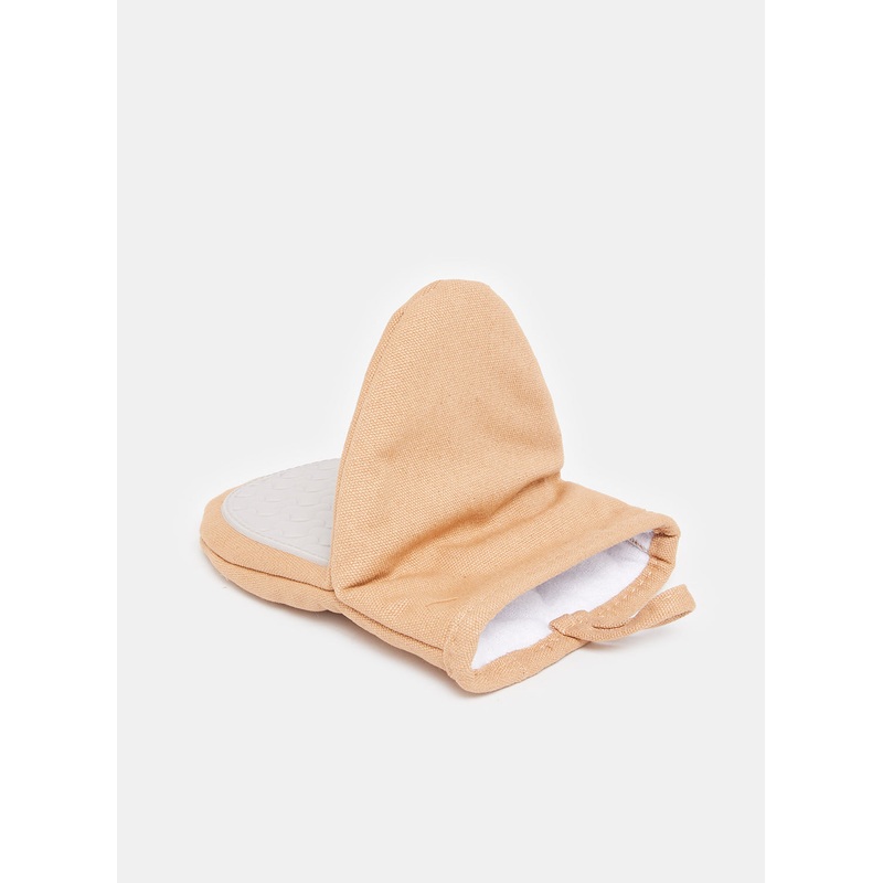 Grey Silicone Woven Palm Mitt