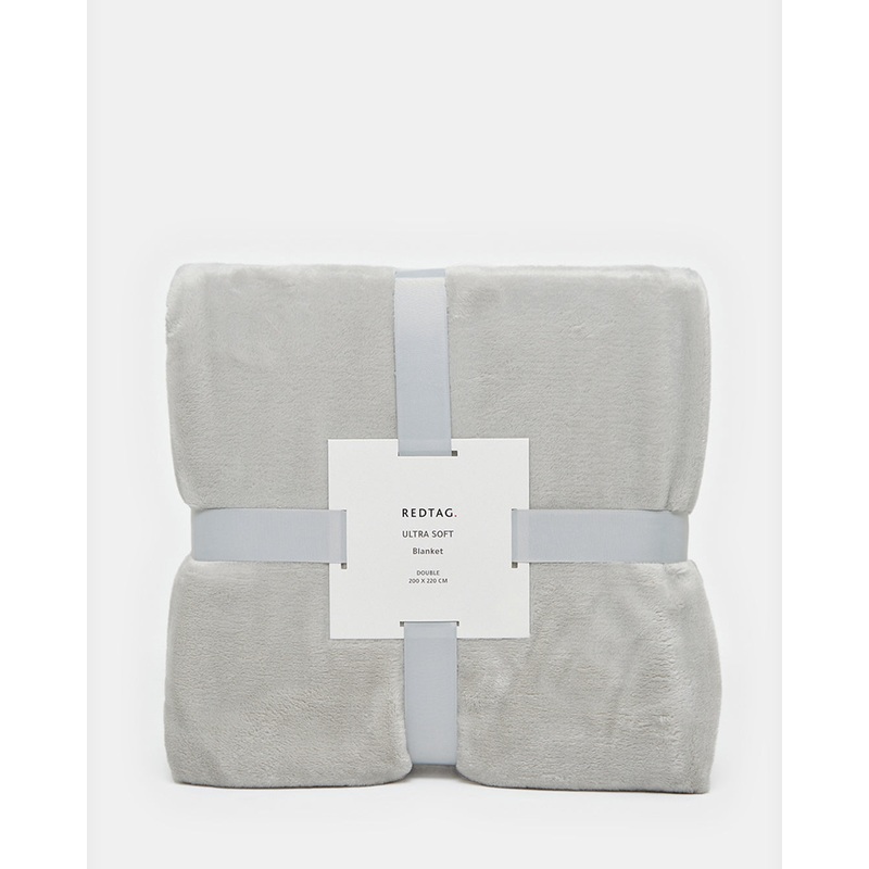 Grey Ultra Soft Blanket (Double Size)