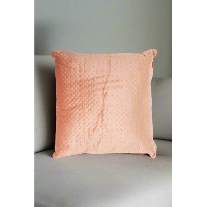 Orange  Embroidered Pinsonic Cushion