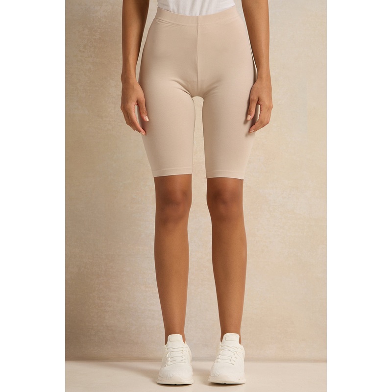 Women Beige Biker Short|UK8|UK10|UK12|UK14|UK16|UK18