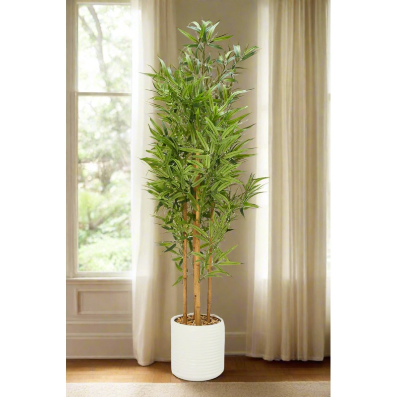 Artificial Bamboo In Ceramic Pot