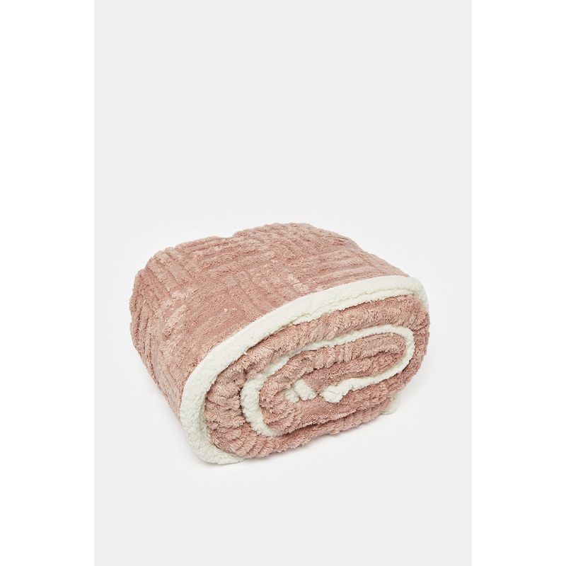 Beige Reversible Blanket (Single Size)