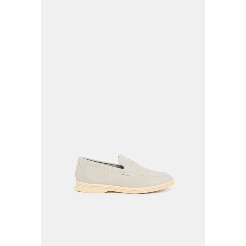 Boys Grey Penny Loafer|EU25|EU26|EU27|EU28|EU29|EU30|EU31|EU32