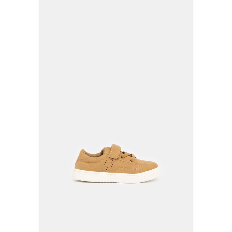 Infant  Boys Tan Velcro Strap Sneaker