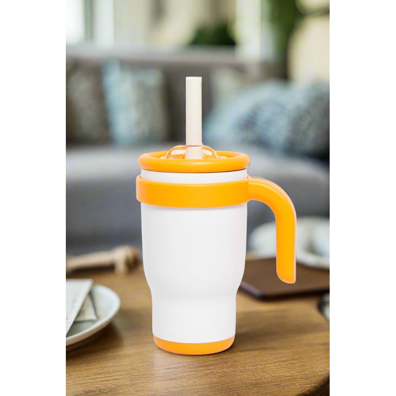 Orange travel Mug