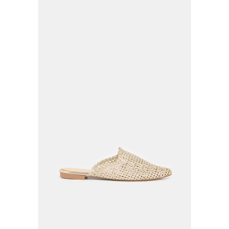 Women Gold Mule|EU36|EU37|EU38|EU39|EU40|EU41