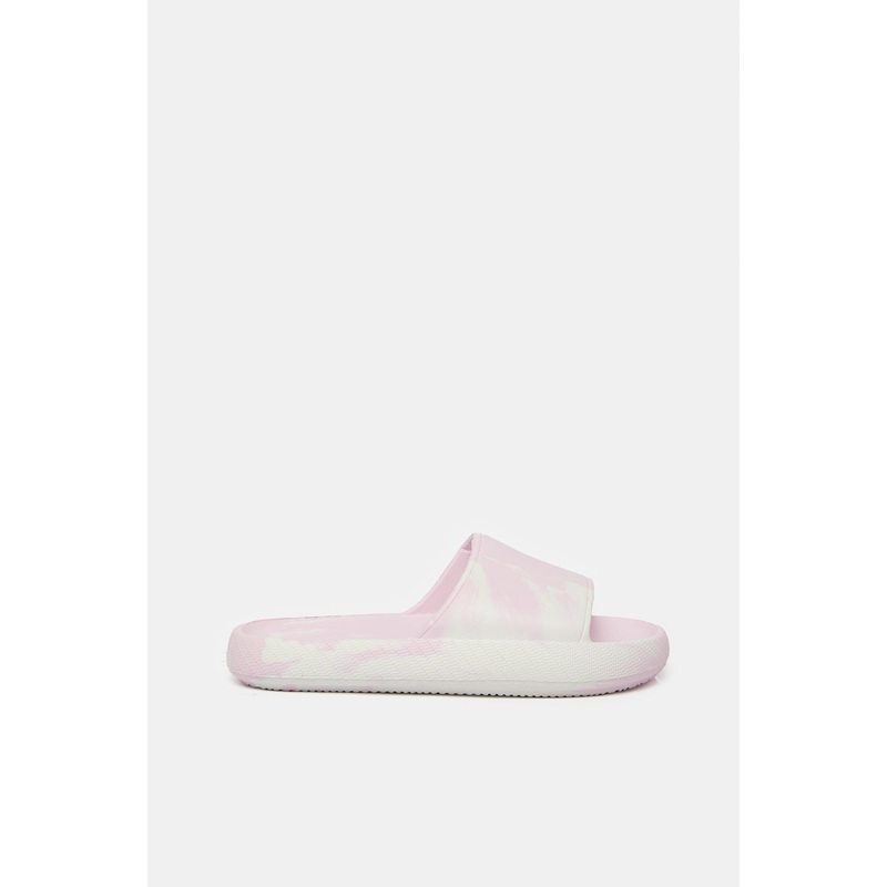 Women Pink Moulded Slide|EU36|EU37|EU38|EU39|EU40|EU41