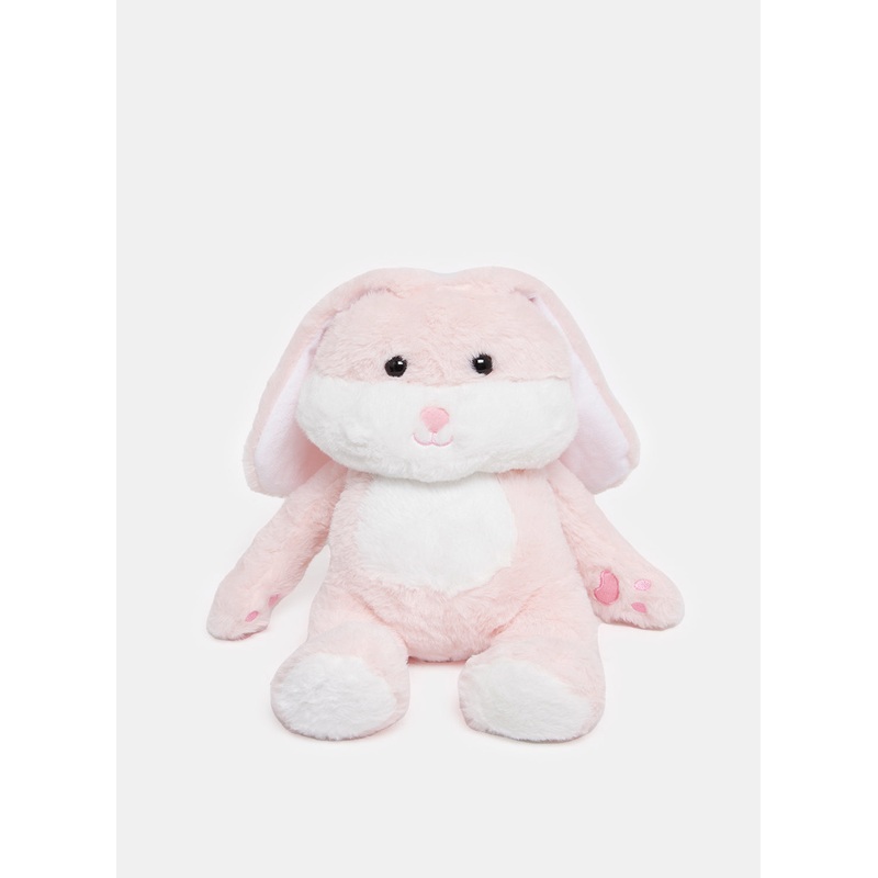 Girls Pink Faux Fur Backpack