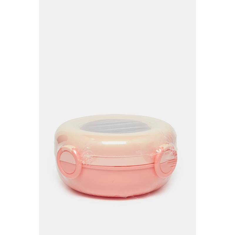 Pink Plastic Lunch Box (900ml)