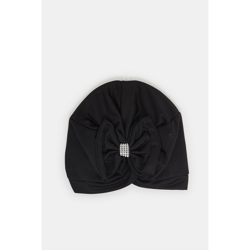 Women Black Modest Cap