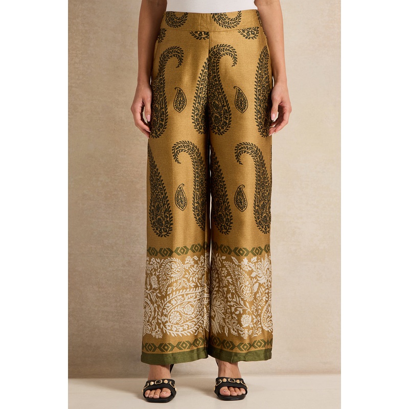 Women Brown Printed Trousers|UK8|UK10|UK12|UK14|UK16|UK18