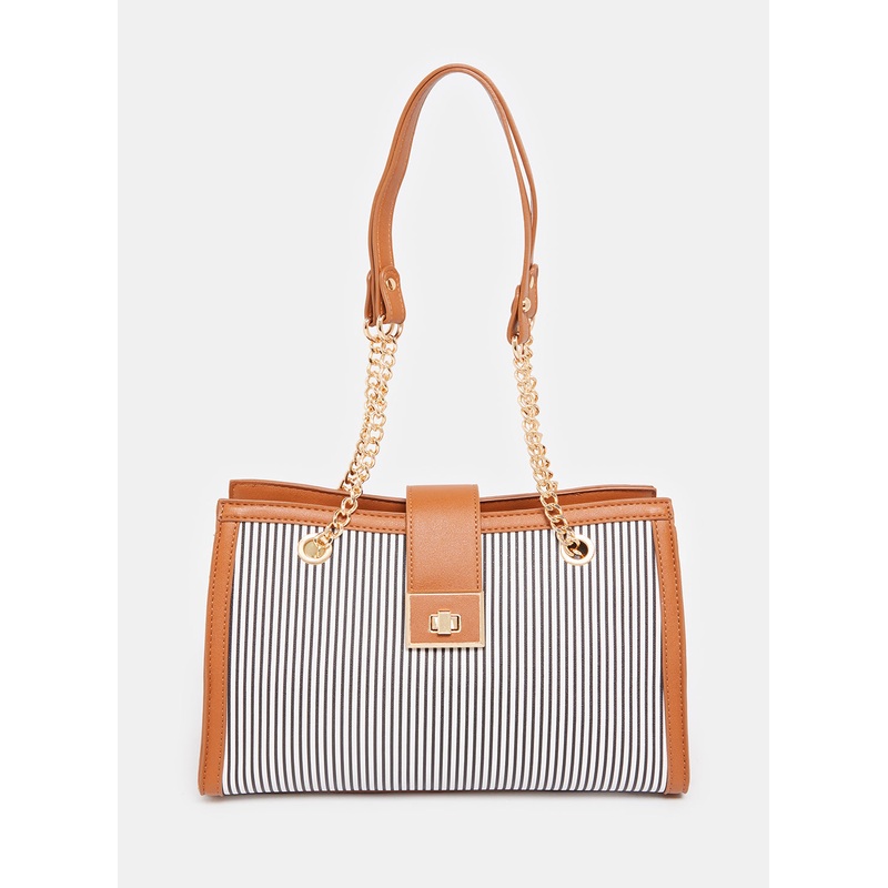 Women Multicolour Embellished Tote Bag