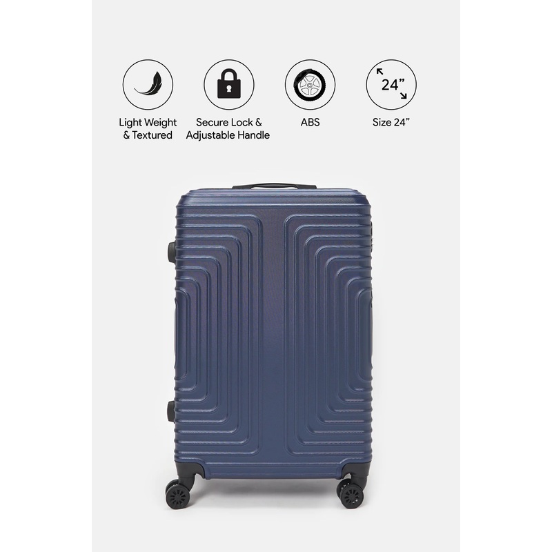 Blue Abs Trolley Luggage (24Inch)