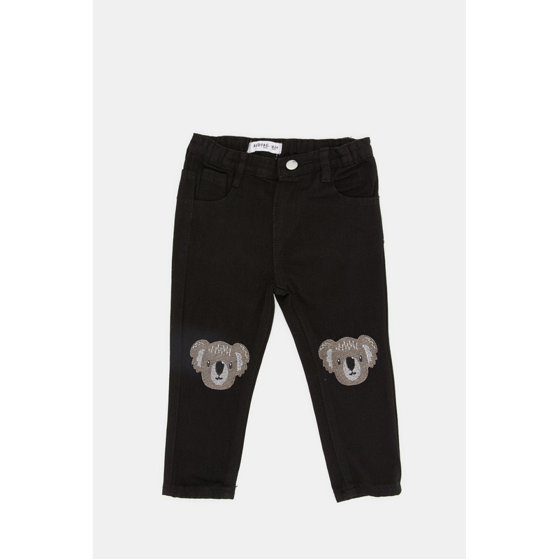 Infant Boys Black Koala Novelty Jean