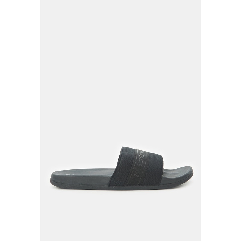Men Black Extra Comfort Slides