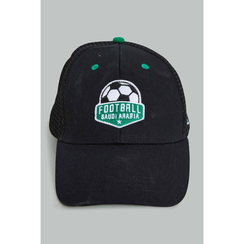 Men Navy Saudi Arabia Football Cap
