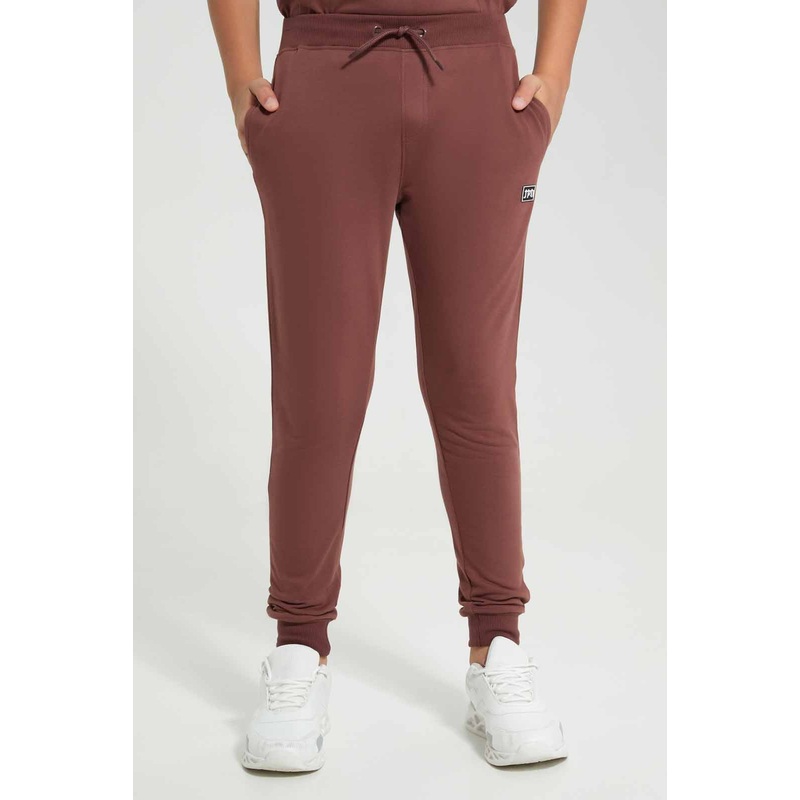 Senior Boys Burgundy Active Pant