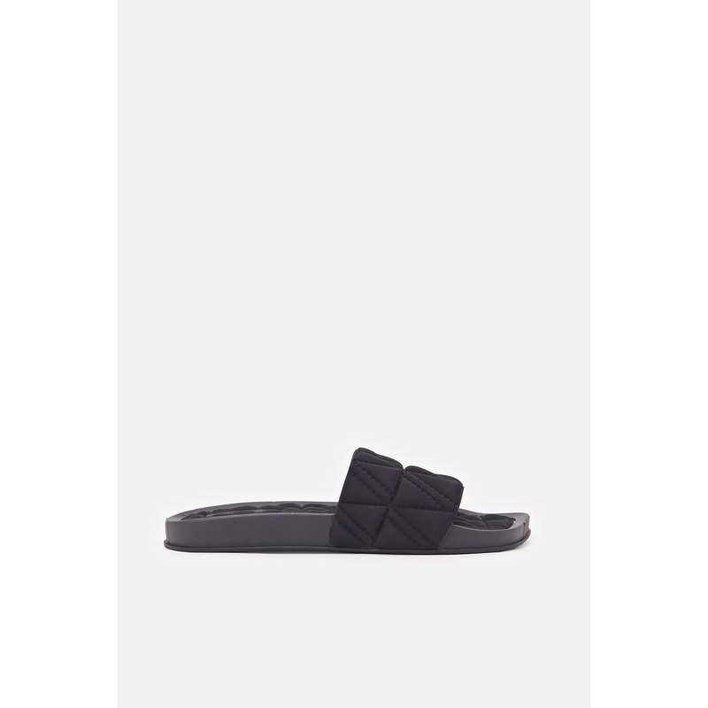 Women Black Sqaure Toe Slide|EU36|EU37|EU38|EU39|EU40|EU41