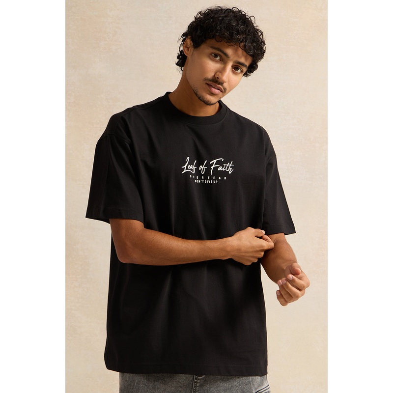 Men Black Print T-Shirt|Small|Medium|Large|X-Large|XX-Large