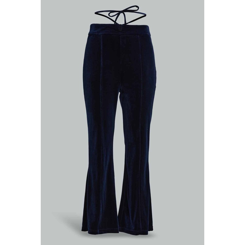 Navy String Trouser For Women|UK8|UK10|UK12|UK14|UK16|UK18