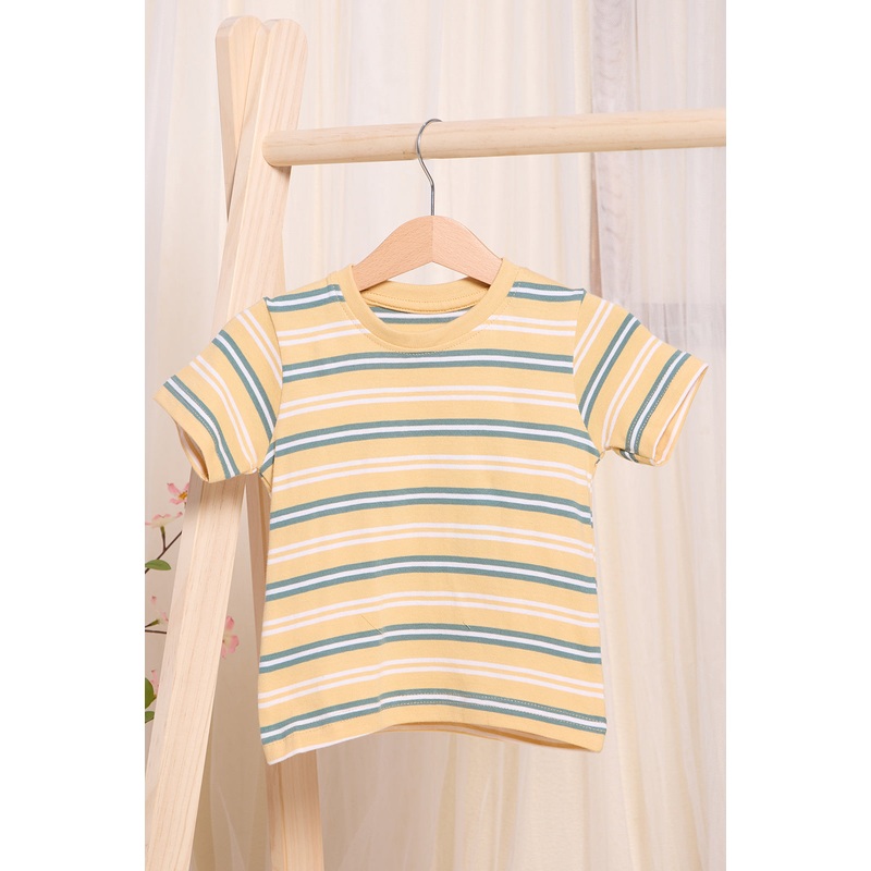 Infant Boys Yellow Striped T-shirt