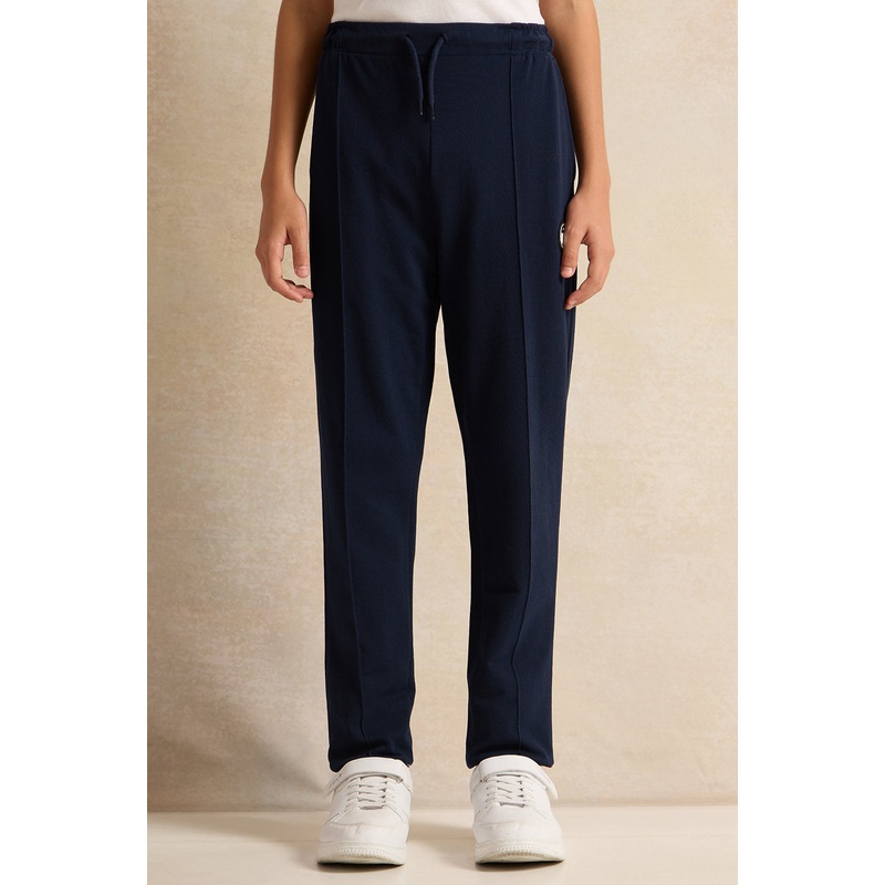 Senior Boys Navy Pique Active Pants