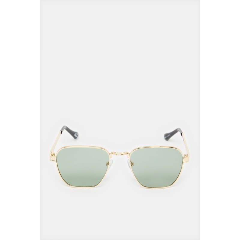 Women Gold Wayfarer Sunglasses