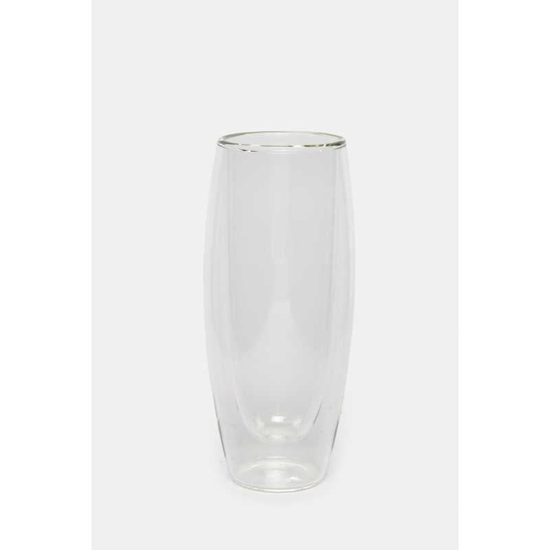 Borosilicate Double Wall Flute Shape Glass