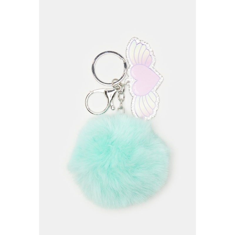 Girls Blue Embellished Key Chain