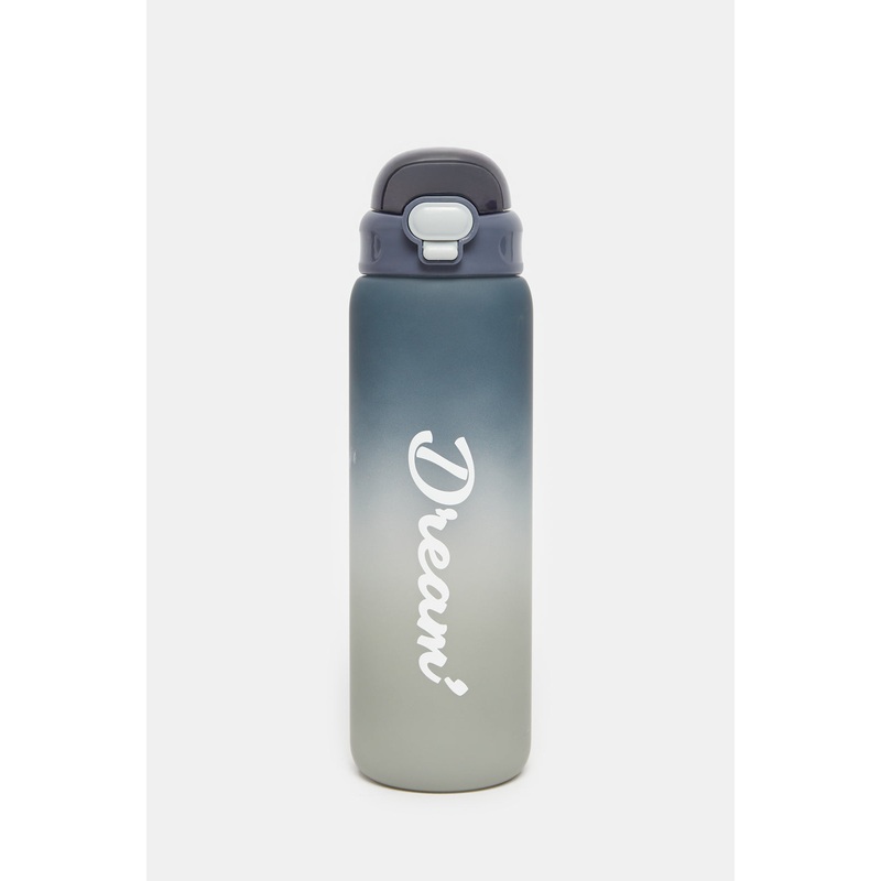 Grey Printed Water Bottle (1000ml)