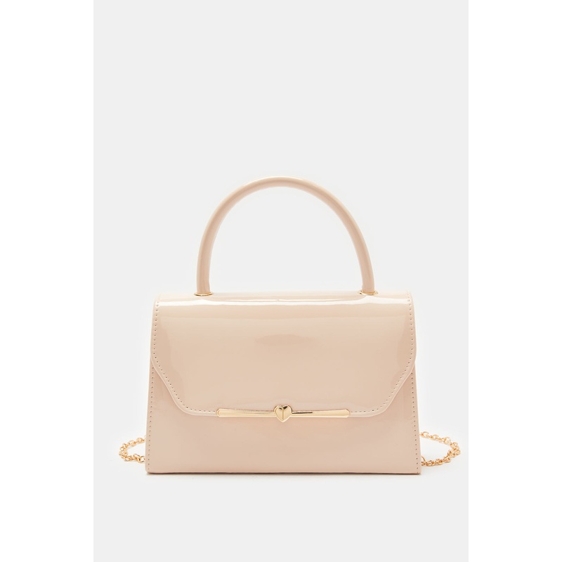 Women Pink Embellished Evening Bag